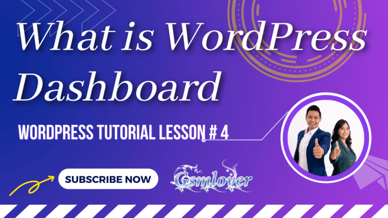 Learn about what is the WordPress Dashboard What Is Wordpress Dashboard
